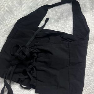 Halter neck Black Top