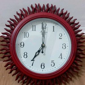 WALL CLOCK RED