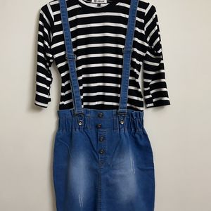 Imported Dungaree Dress