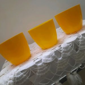 PLANTER (Set of 3) Yellow Color