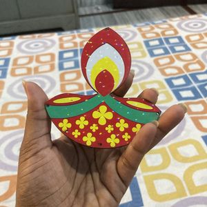 Diya Cutout For Diwali Decor (pack Of 5 )