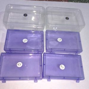 1 Time Used Jewellery Boxes 6 Pieces