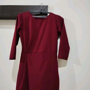 Maroon Dress