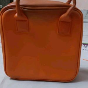 Orange Color Handbag