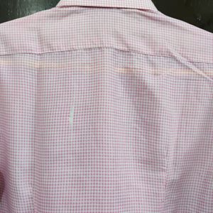 Pink Gingham check shirt