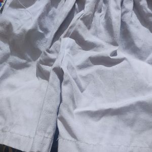 School Uniform White Shorts And Shirt