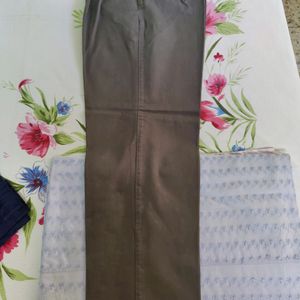 Combo 2 Men Pants Khaki And Navy Blue Color