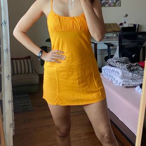 Bershka Mini Summer Dress 🧡