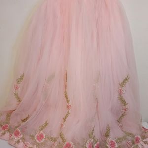 Baby Pink Gown For Wedding