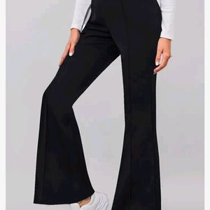 Fashion Women's Bell Bottom High Waist Trouser, El