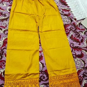 Palazzo Pant-XL- Mustard