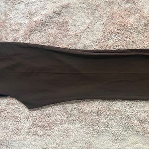 Brown Straight creased leg trousers size- 34