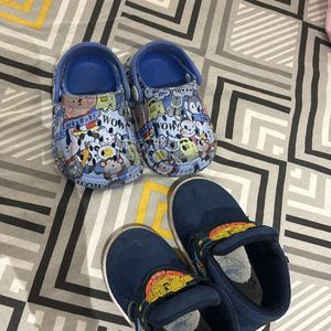 Set Of Two Footwear For Baby Boy