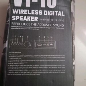 *RESTOCKED*WIRELESS SPEAKER WITH CHARGINGCABLE