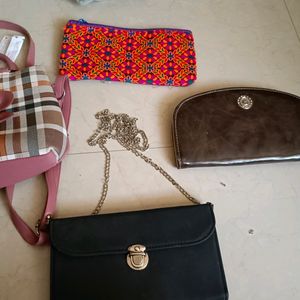 Slingbag And Clutches