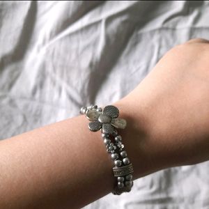 Silver Oxidised Bracelets Bangles Women Fashion