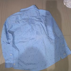 Light Blue Printed Shirt