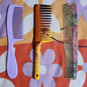 Pack Of 3 (Three) Combs - combo