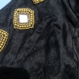 black designer blouse (padded)