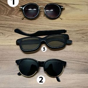 Sunglasses 🕶️ - { Combo of 3️⃣ }   @❗₹120