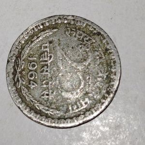 Year 1964 25 Paisa Coin