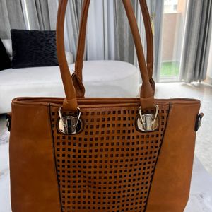 Brown Tote Bag