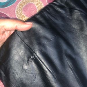 Half Leather Skirt