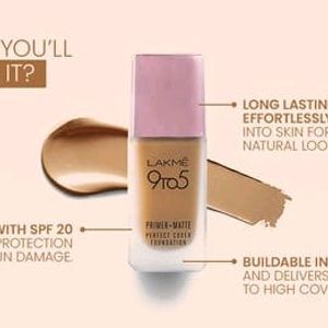 Lakme 9to5 Primer+ Matte Perfect Cover Foundation