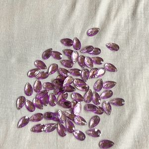 Lavender Teardrop Shape Rhinestones