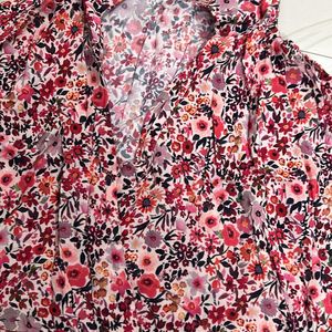 Crop Floral Printed Top