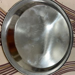 Pooja Thali Minakari Decorated Steel Plate (2)