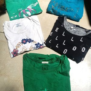 Tshirts (Combo of 5)