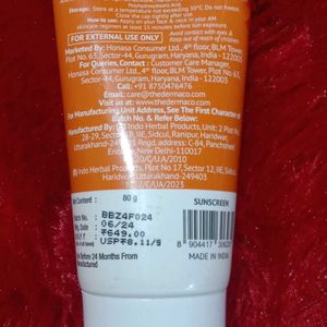 The Derma Co. Sunscreen