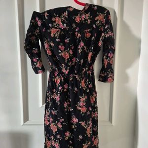 Black Floral Dress