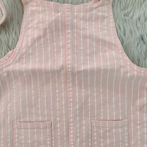 Baby Hop Peach Dungaree (Girls)