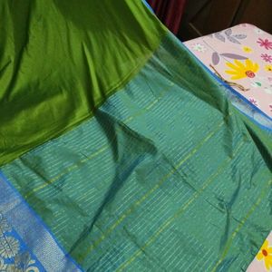 Mehnadi Colour Cotton Silk Saree