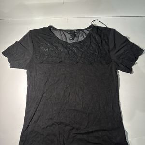 Black H&M Top For Girls