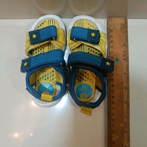 Campus Yellow Blue Sandals