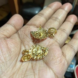 AD Stone Wedding Earring Stud