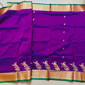 kathpadar paithani saree