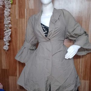 Beautiful Imported Flared Trench Overcoat