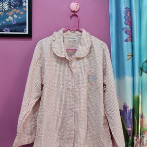 Pink Home Wear Shirt