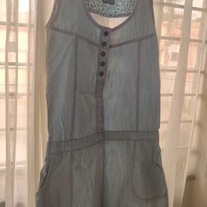 Denim A Line Dress