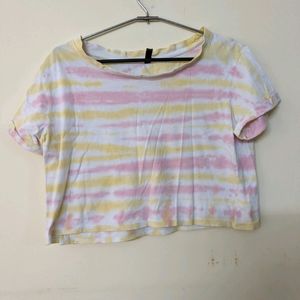 Tie Die Crop Top