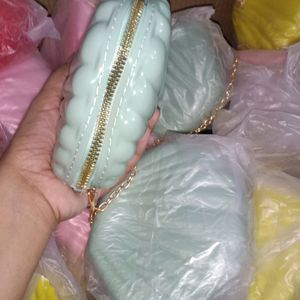 Imported Sling Bag Green mini Stylish Women Trendy