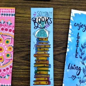 Beautiful Custom Hand-painted Bookmarks