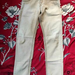 Cream Jean | Size 32