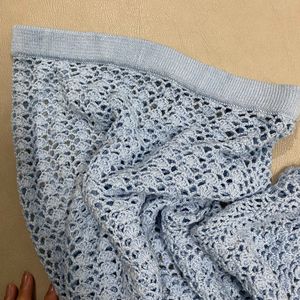 Beachy Crochet See Through Midi Skirt