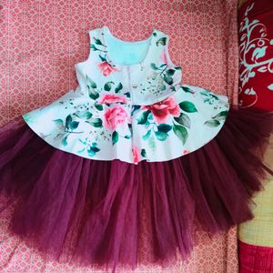 Baby Girls Pretty Floral Tuttu Dress