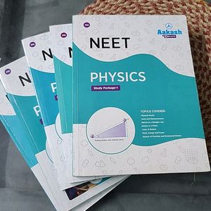 Aakash Neet Physics Study Package Full Set Of 5